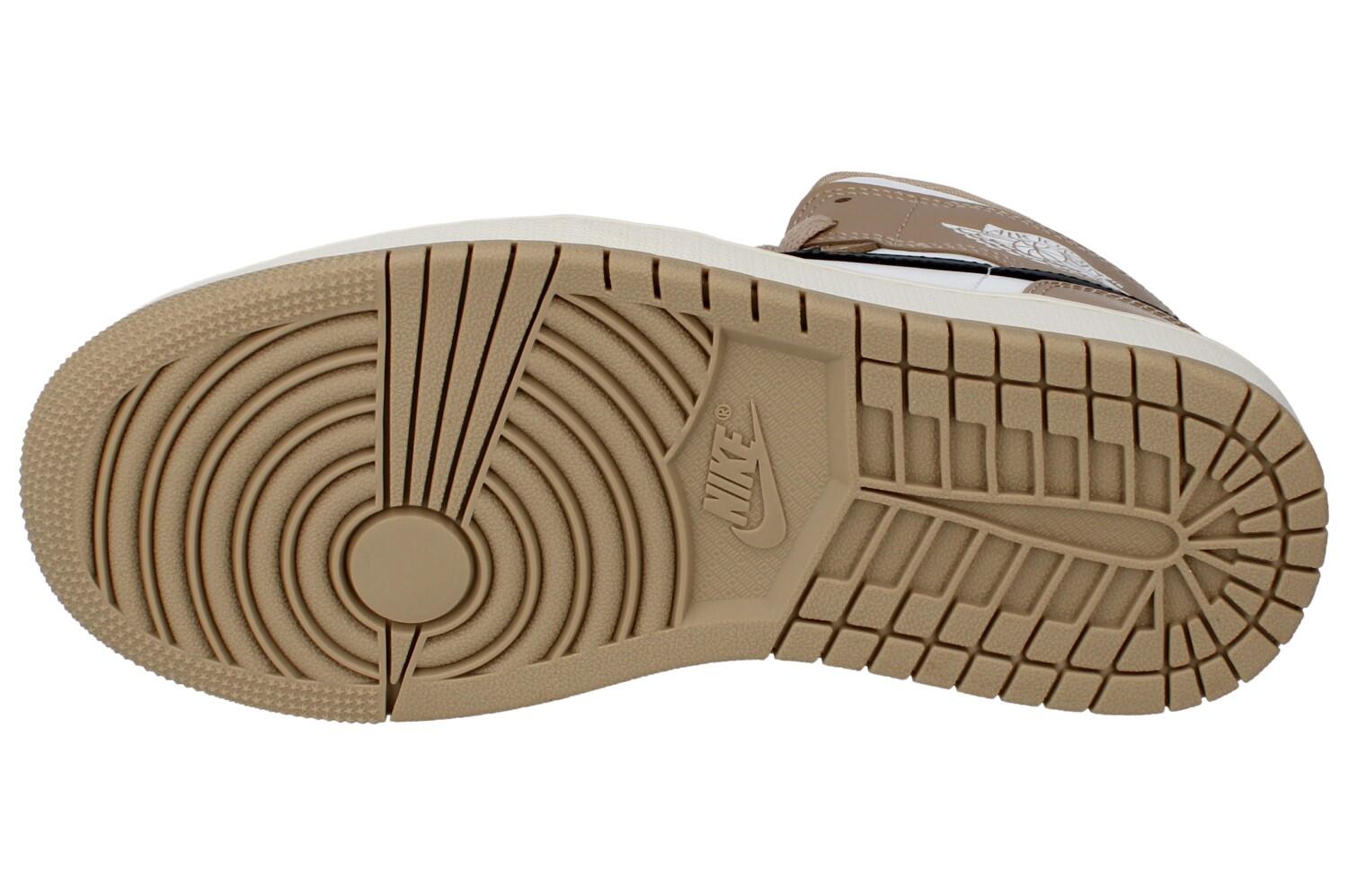 Air Jordan 1 Mid Tan Black (W) 5/6