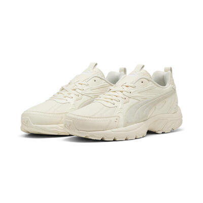 Milenio tech leather unisex sneakers puma frosted ivory white