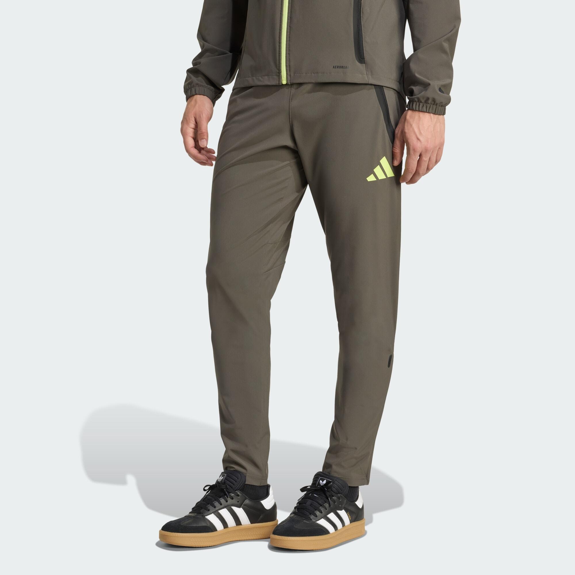Adidas - Pantalon De Voyage Real Madrid Tiro 25 Competition Vis Tech - Pantalons - Gris|jaune - Decathlon