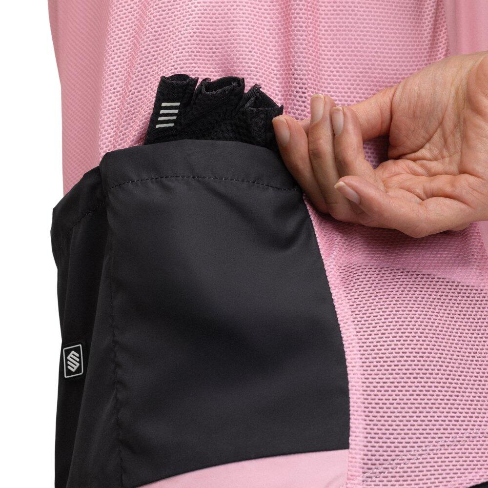 Gilet vélo coupe-vent femme Cyclisme V1-W Berthel Rose 4/7