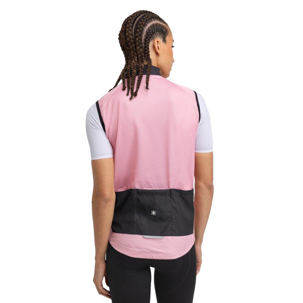 Gilet vélo coupe-vent femme Cyclisme V1-W Berthel Rose 2/7