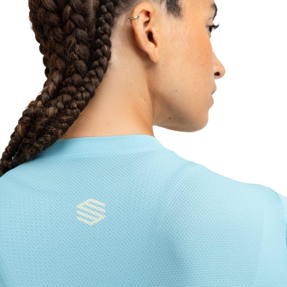 Maglia in rete da ciclismo a maniche corte da donna M8 Habitat Blu 4/6