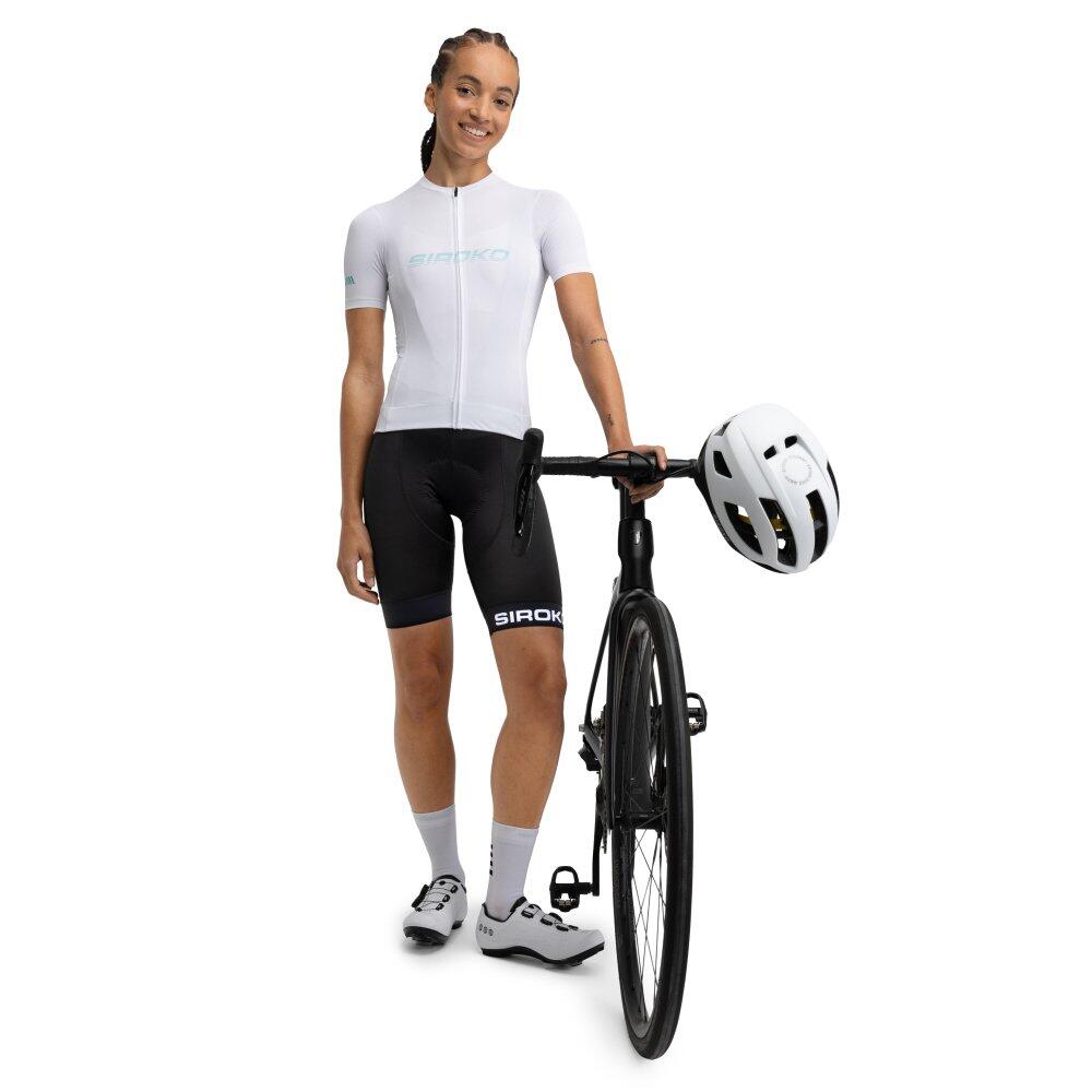Maglia in rete da ciclismo a maniche corte da donna M8 Luna Bianco 3/6