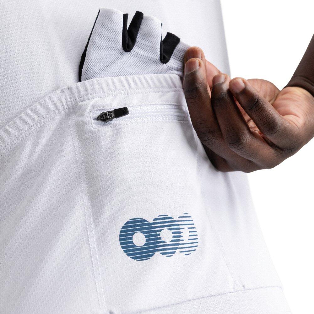 Maillot vélo mesh manches courtes homme Cyclisme M8 Inertia Blanc 4/7