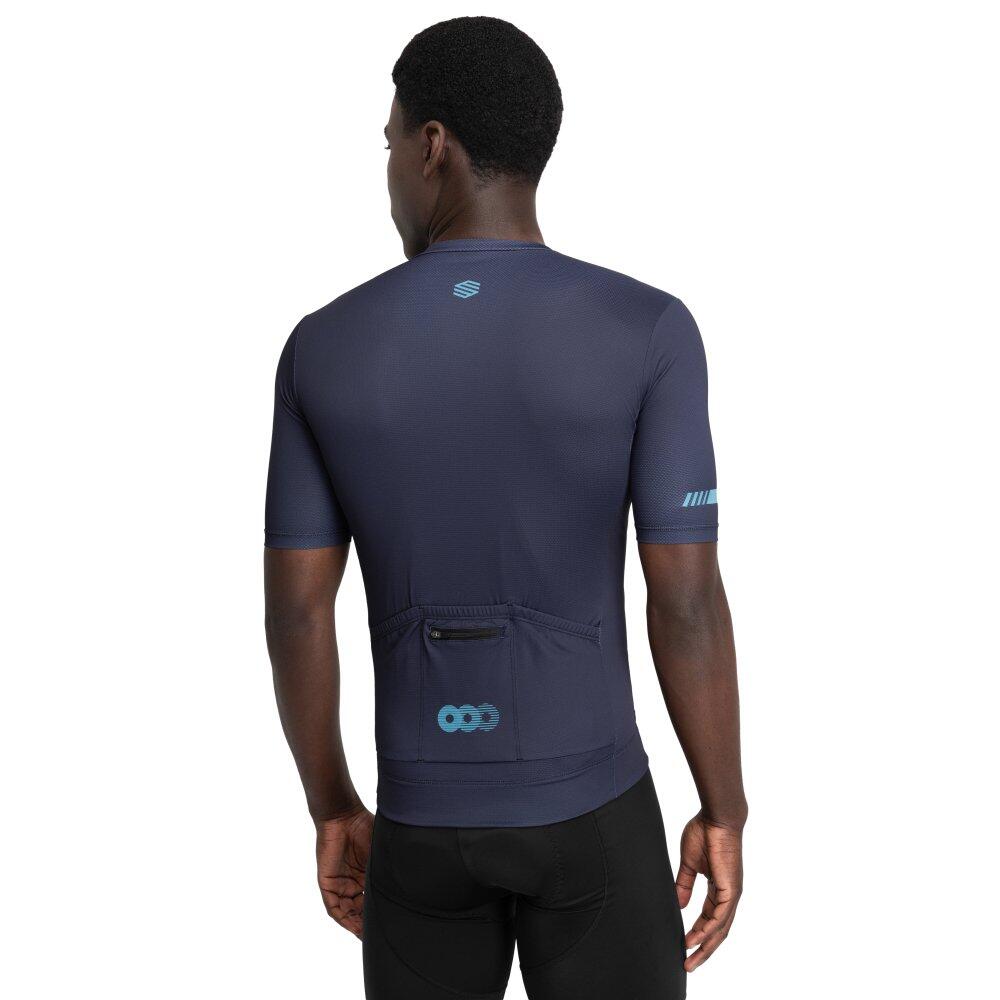 Maillot vélo mesh manches courtes homme Cyclisme M8 Torque Bleu 2/7