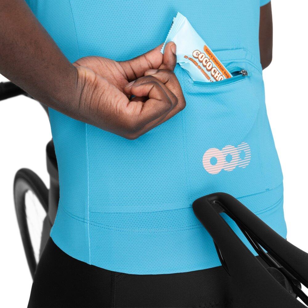 Maglia in rete da ciclismo a maniche corte da uomo M8 Environs Blu 4/7