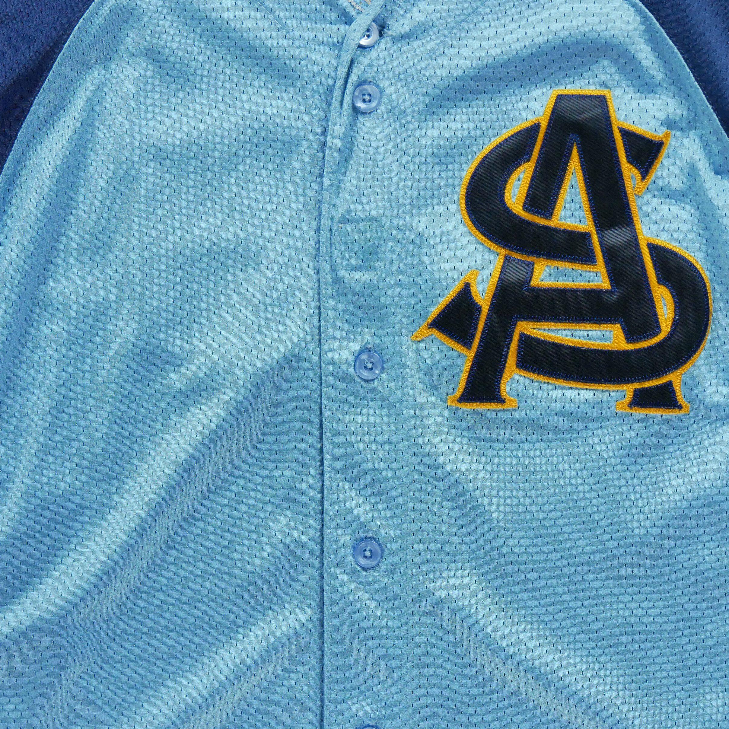 Seconda Mano - Maglia da baseball blu da uomo - Stato eccellente 3/7