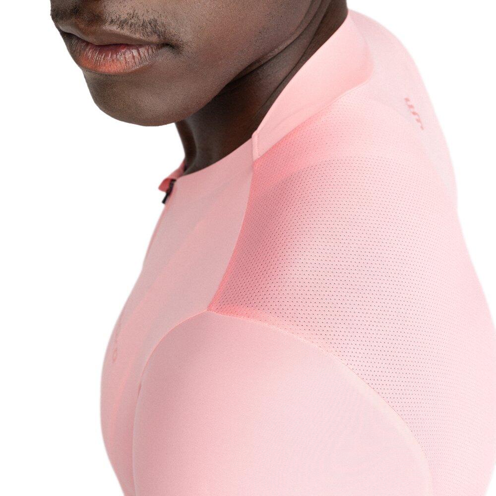Maillot vélo ultraléger homme Cyclisme SRX Pista Rose 4/8