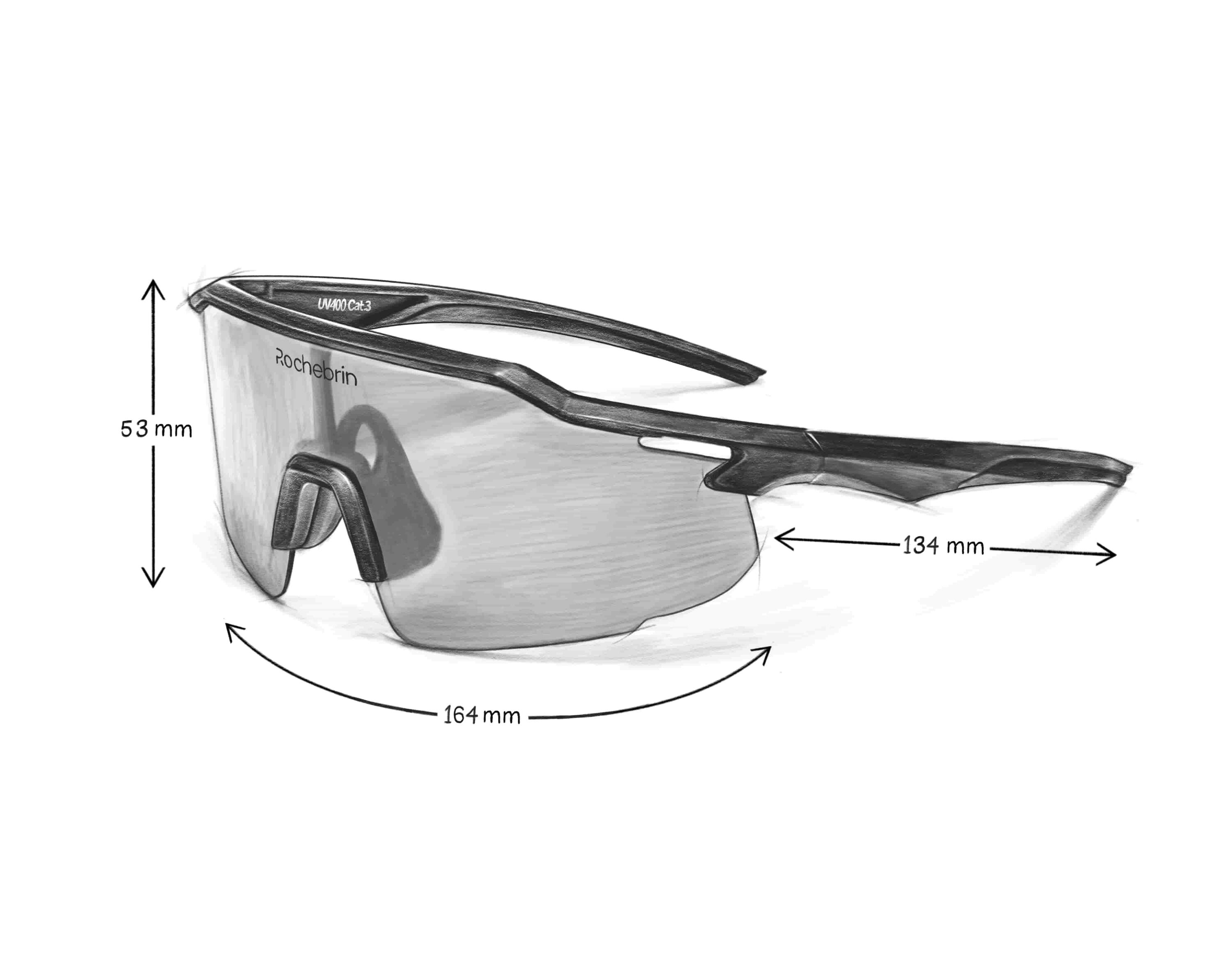 Okulary przeciwsłoneczne antypoślizgowe do biegania i kolarstwa kat.3 - unisex 6/7