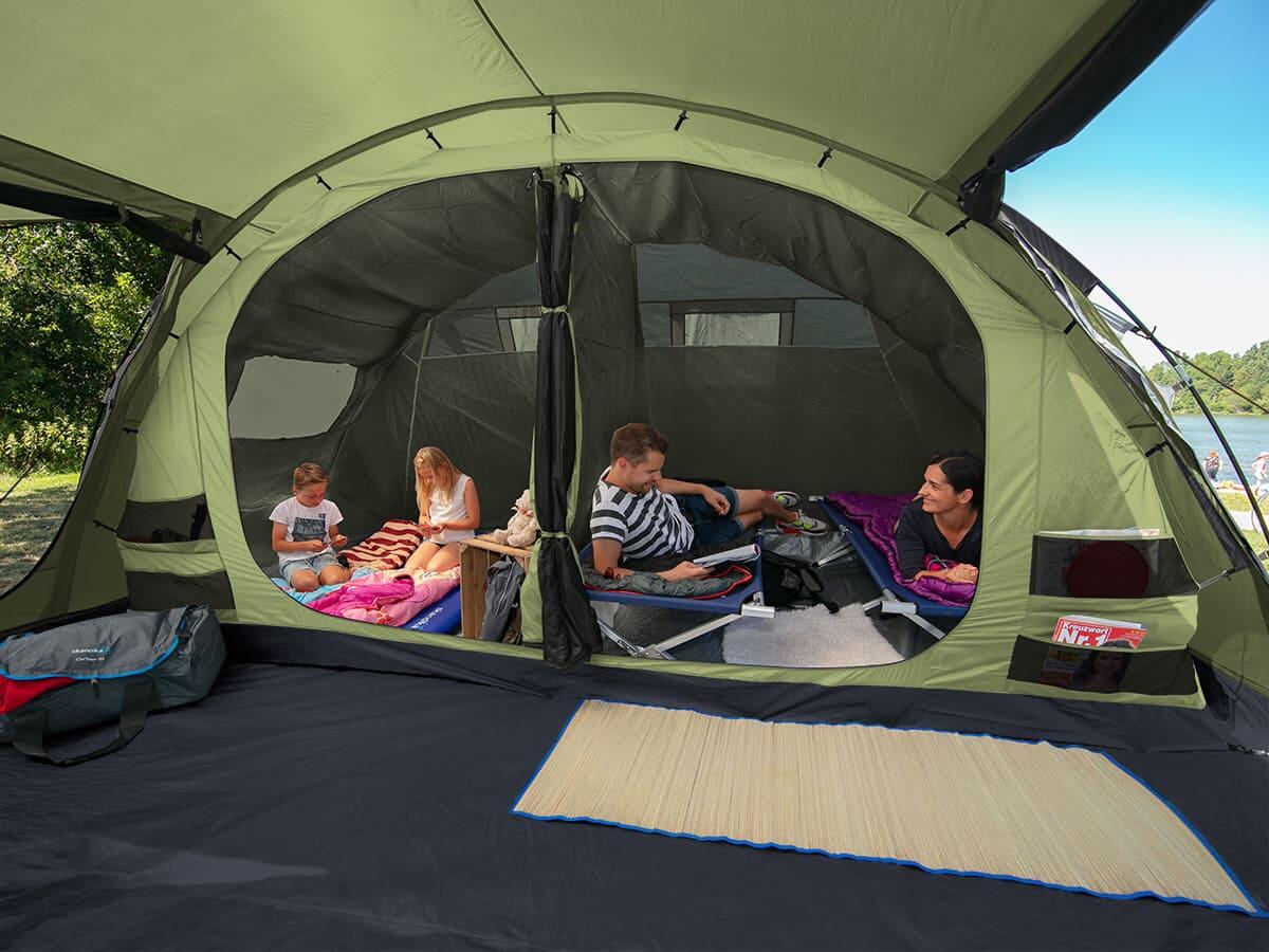 Recondicionado - Tenda de campismo túnel Gotland 6 Protect - chão cosido 5/7