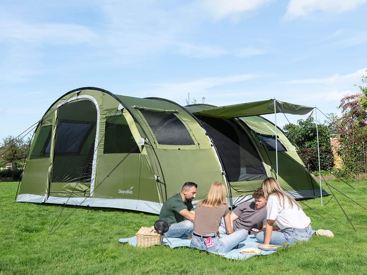 Recondicionado - Tenda de campismo túnel Gotland 6 Protect - chão cosido 2/7