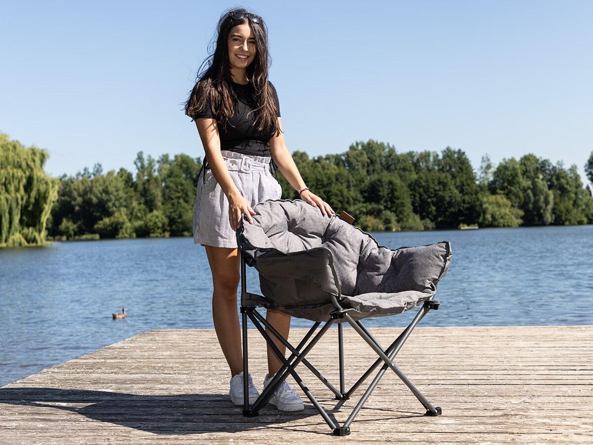 Gebraucht - Campingstuhl Moonchair Premium XL - Gepolstert - 78 x 57 x 46/83 cm 2/7