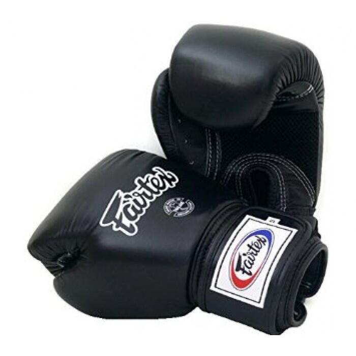 Fairtex BGV5 Leder Boxhandschuhe Super Sparring - Schwarz 12 Unzen 5/5