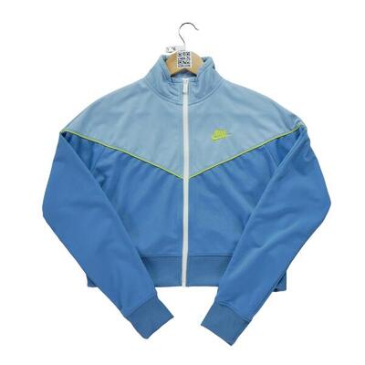 Tweedehands - dames blauwe jas - als nieuw