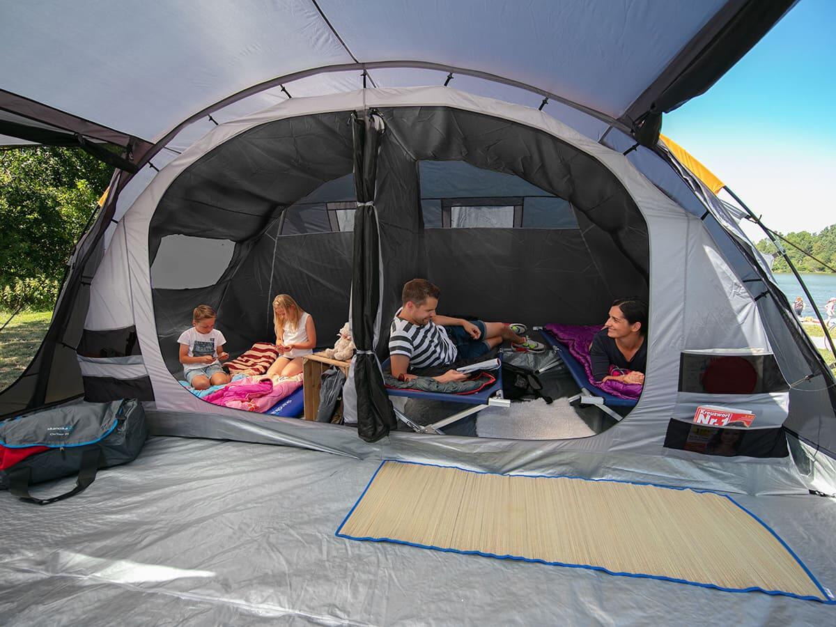 Recondicionado - Tenda de campismo túnel Gotland 6 Protect - chão cosido 4/7