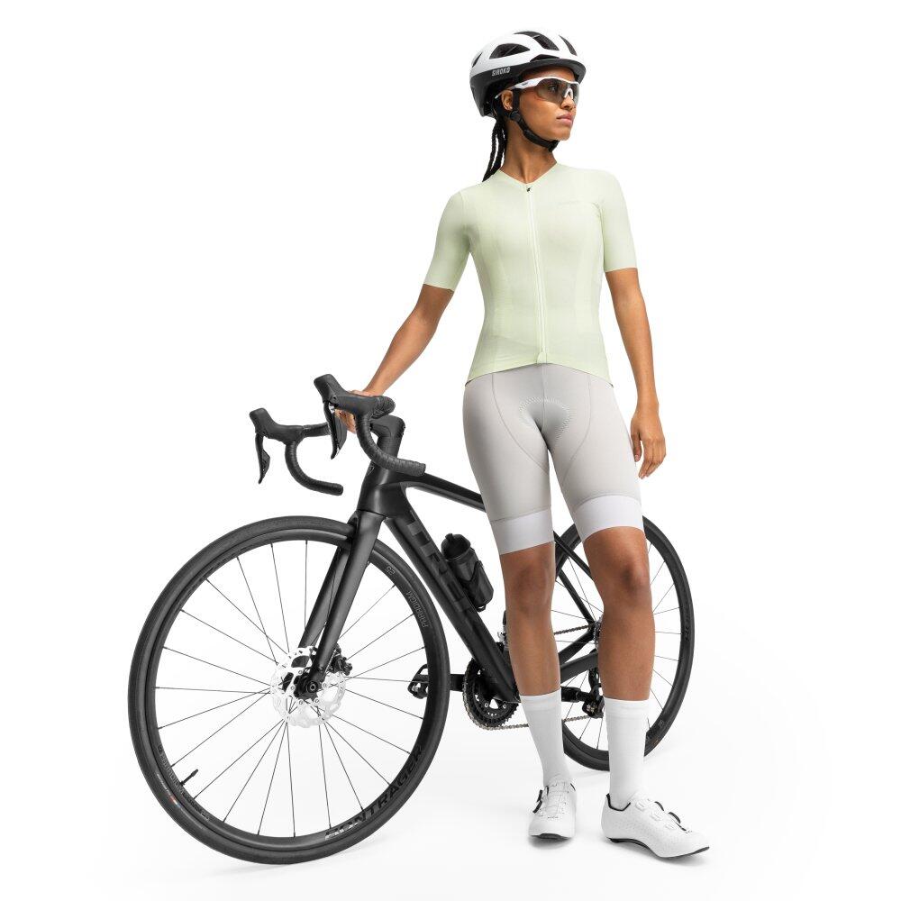Dames Fietsen ultralichtgewicht wielershirt SRX Éland Groen 3/8