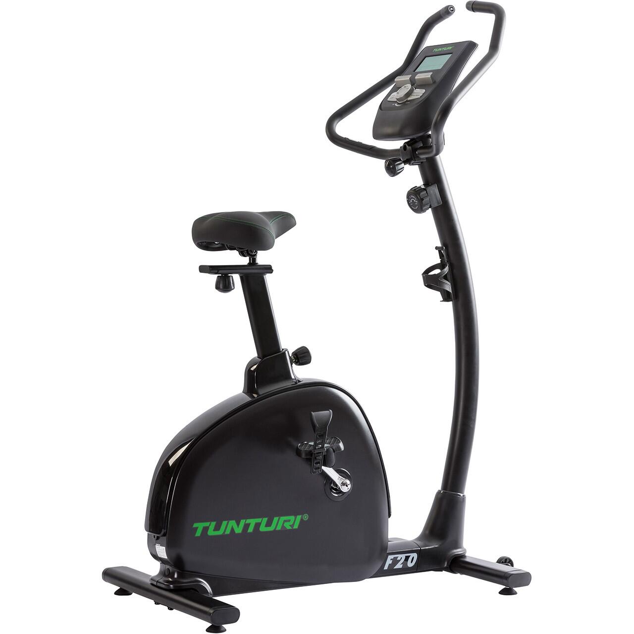 TUNTURI Tunturi Competence F20 Upright Exercise Bike black, 8 levels, 9 kg flywheel