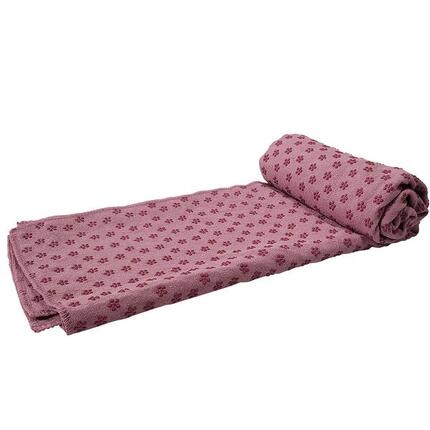 Serviette de yoga en silicone - 183 x 67 cm - Rose