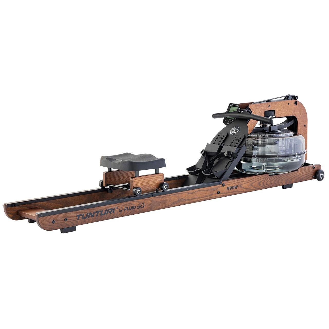 Tunturi - Rameur - 5 Niveaux De Résistance - Moniteur De Fréquence Cardiaque - R90w - Rameur - Marron - No Size - Decathlon