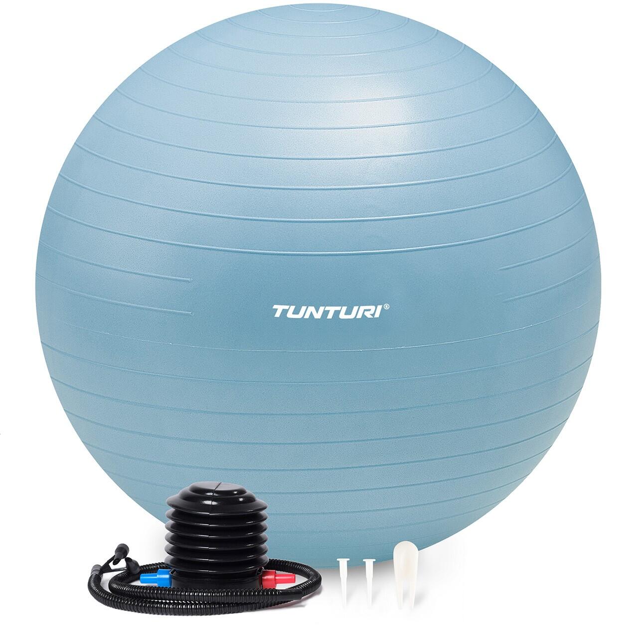 TUNTURI Gymnastický míč TUNTURI zesílený 75 cm Světle modrý