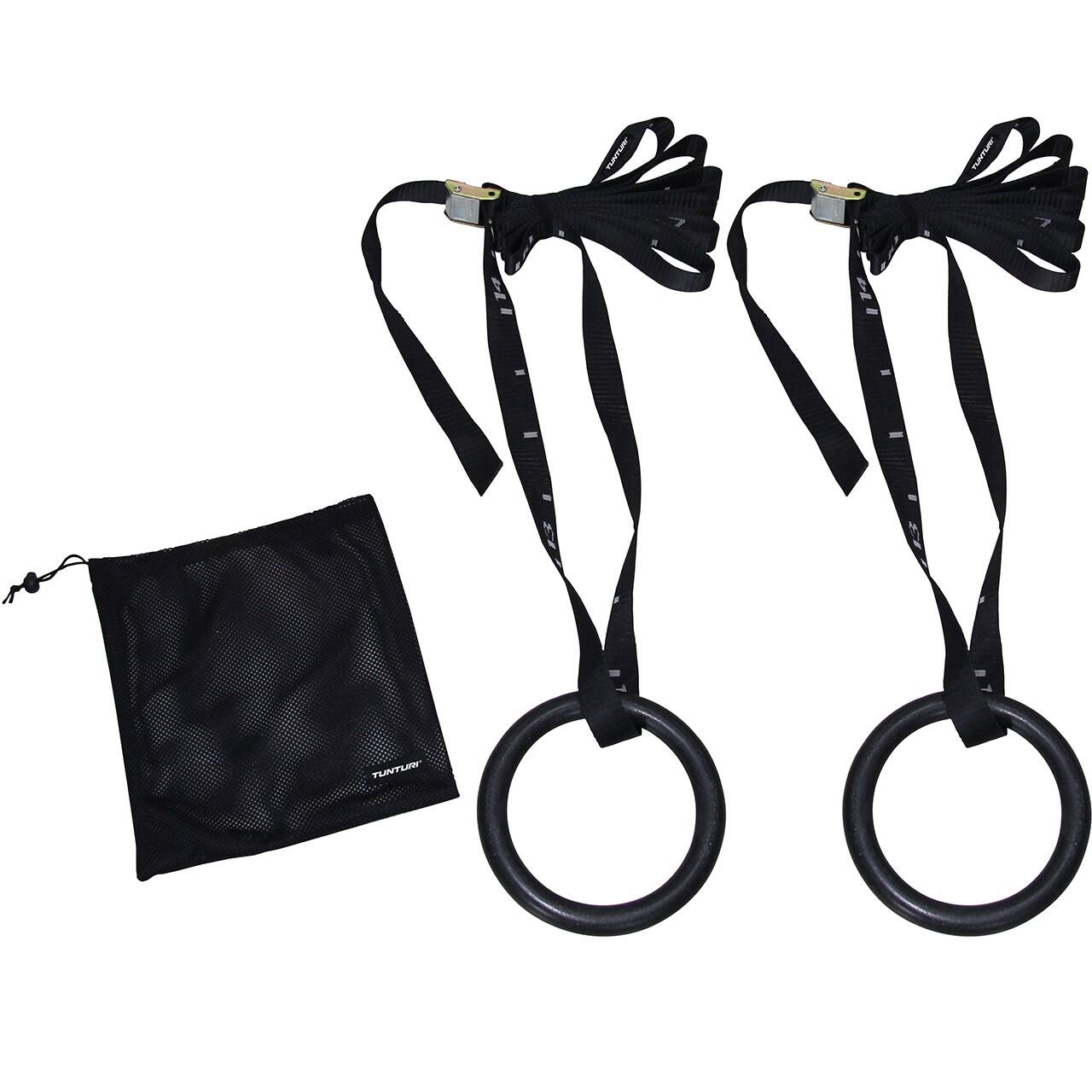 TUNTURI Gymnastické kruhy TUNTURI ABS prům 23 cm, 28 mm