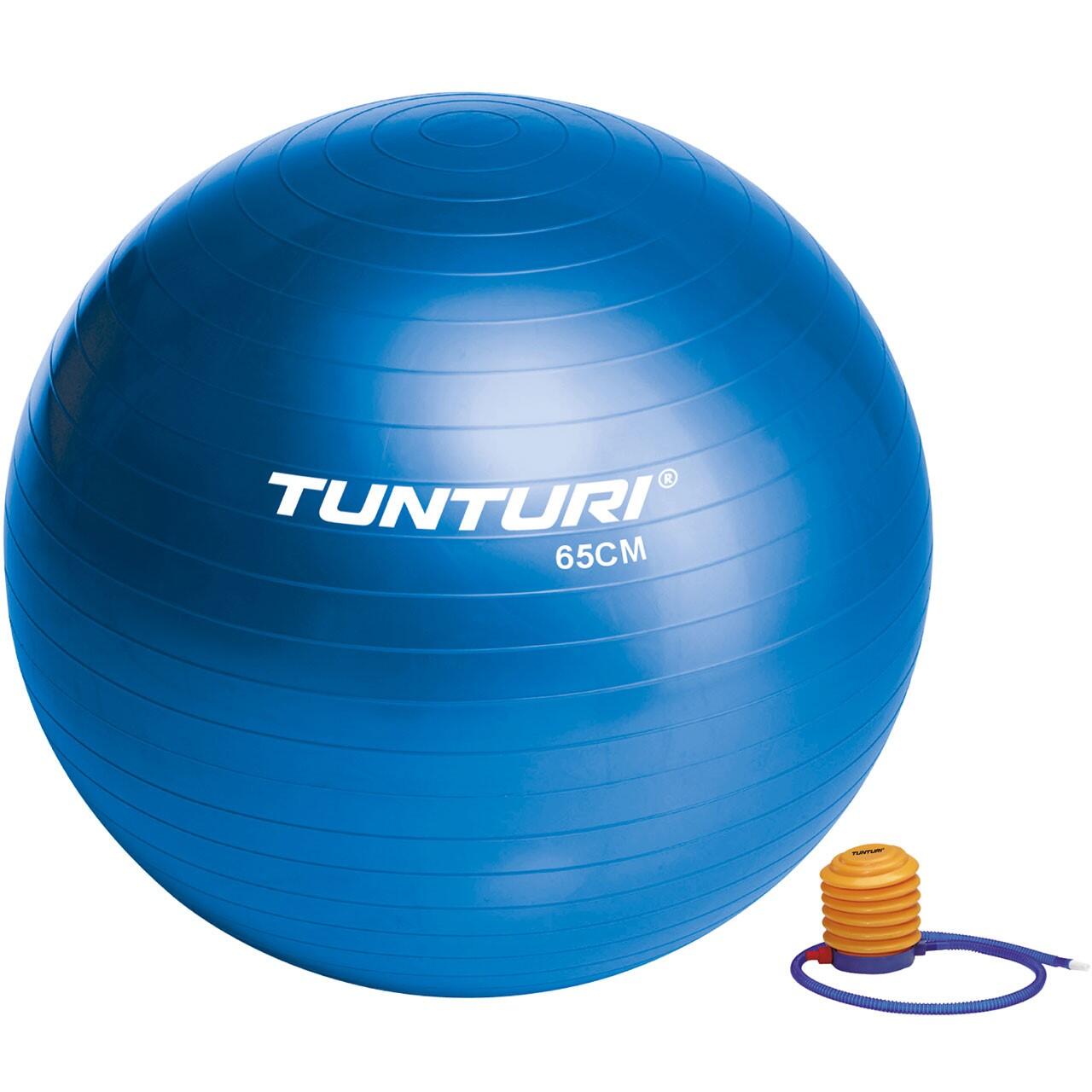 Tunturi - Ballon De Fitness - Ballon De Yoga - Pompe Incluse - Capacité De Charge 220 Kg - Ballon De Gym - 65 Cm - Decathlon