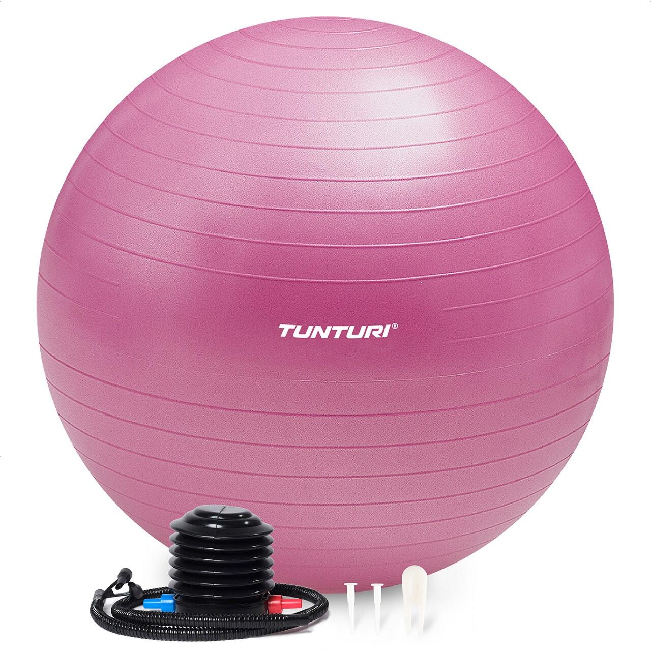 Tunturi - Ballon De Fitness - Ballon De Yoga - Pompe Incluse - Capacité De Charge 220 Kg - Ballon De Gym - 65 Cm - Decathlon