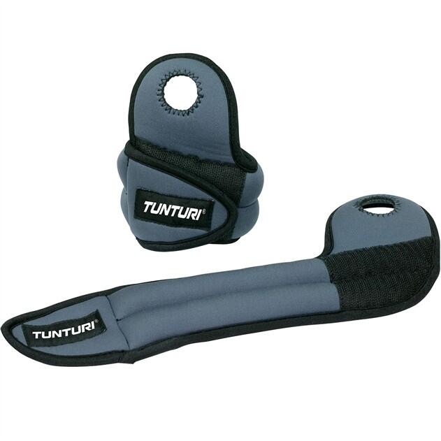 Tunturi Wrist Weight Cuffs 2 x 1.0 kg Grey 1/3