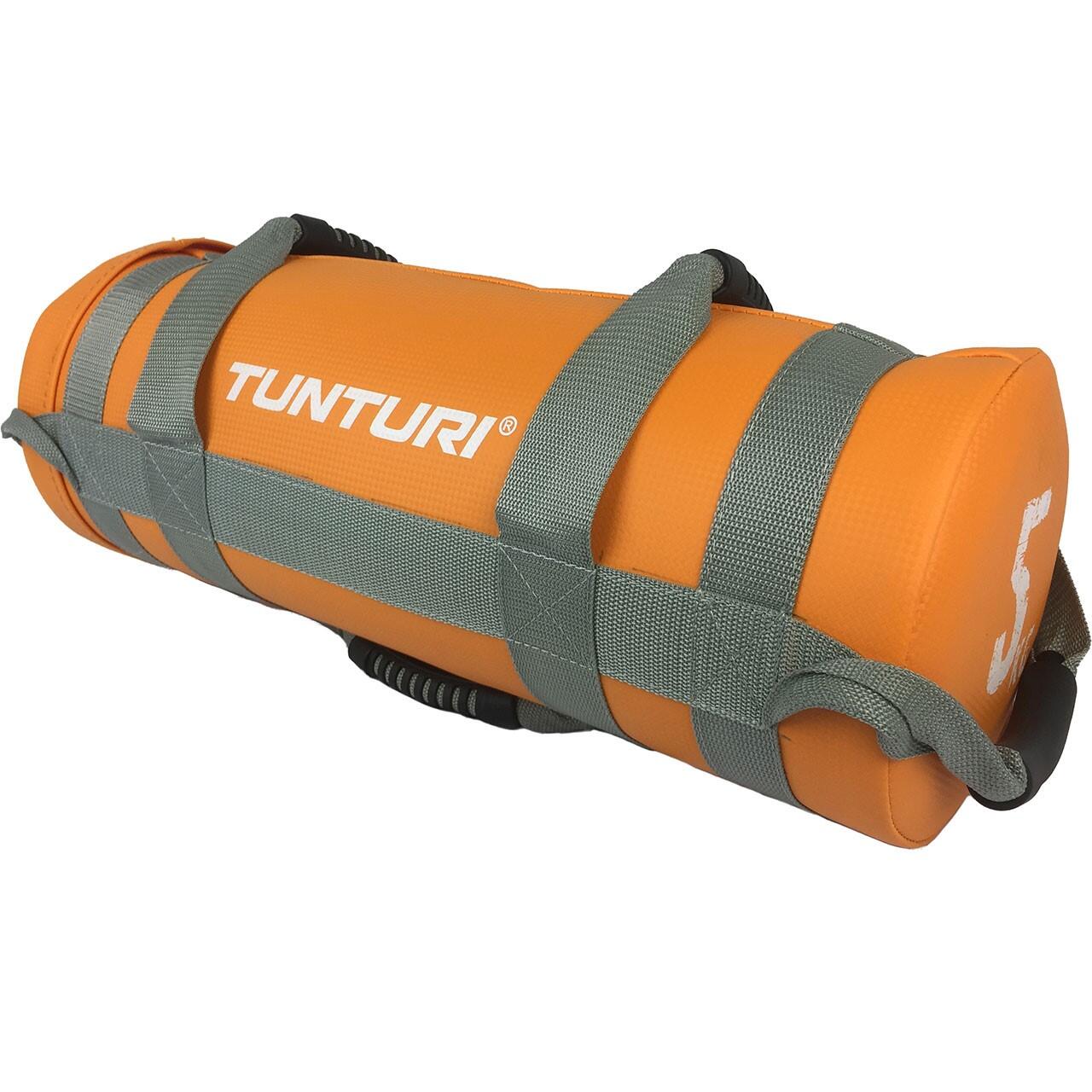 TUNTURI Power Bag - Fitnesssack mit 4 Griffen - Sandsack für Krafttraining