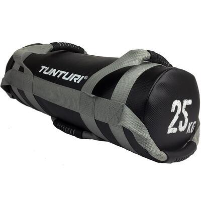 Tunturi powerbag - sandbag - antislip greep - 25kg - zwart