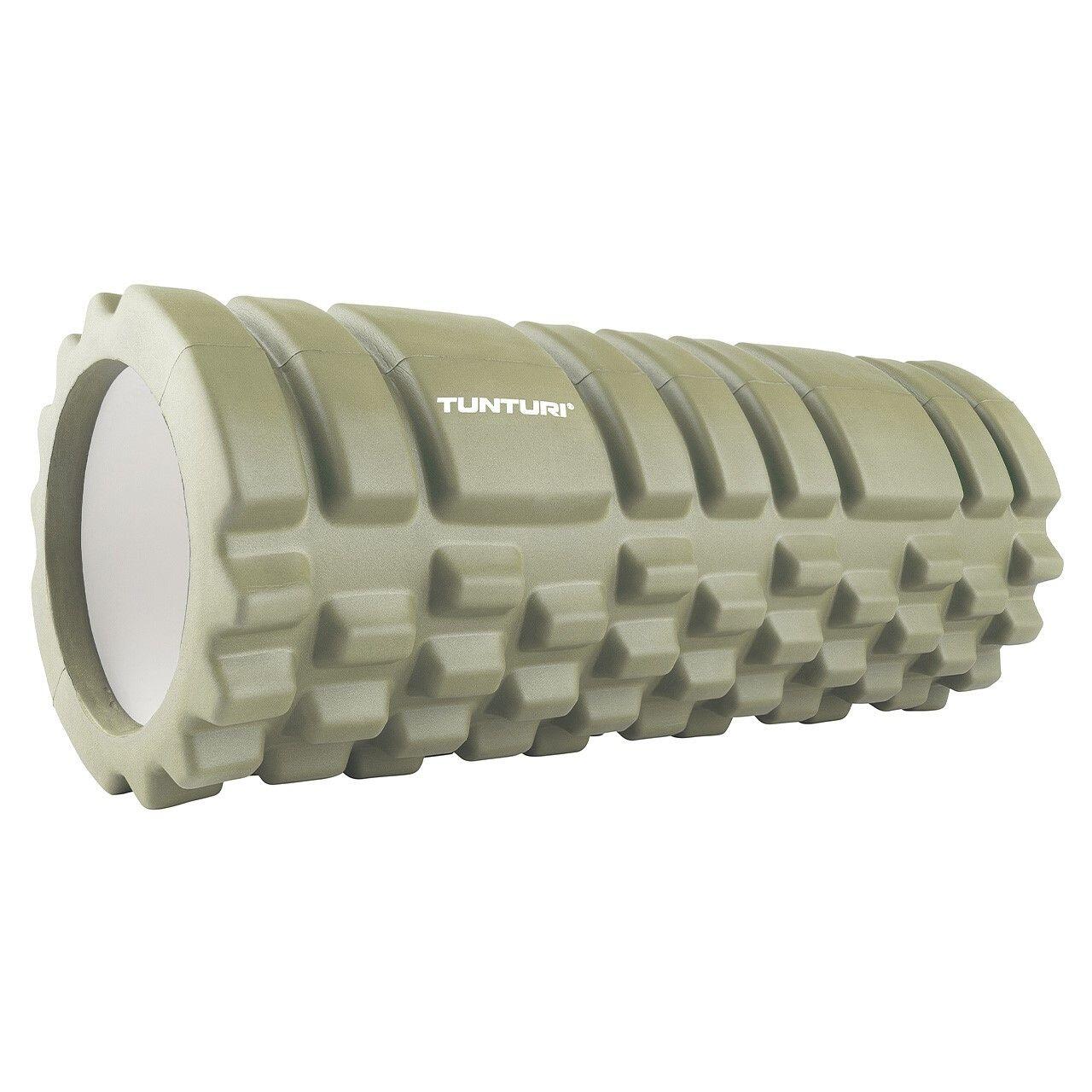 Tunturi - Yoga Grid Foam Roller - 33 Cm De Long En Vert Armée - Appareil De Massage - Vert - 33 Cm - Decathlon