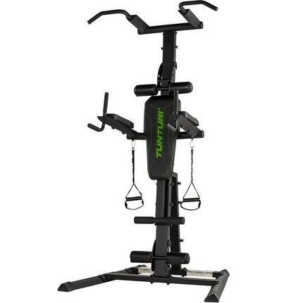 Station de traction Tunturi Power Tower PT80 acier noir/vert