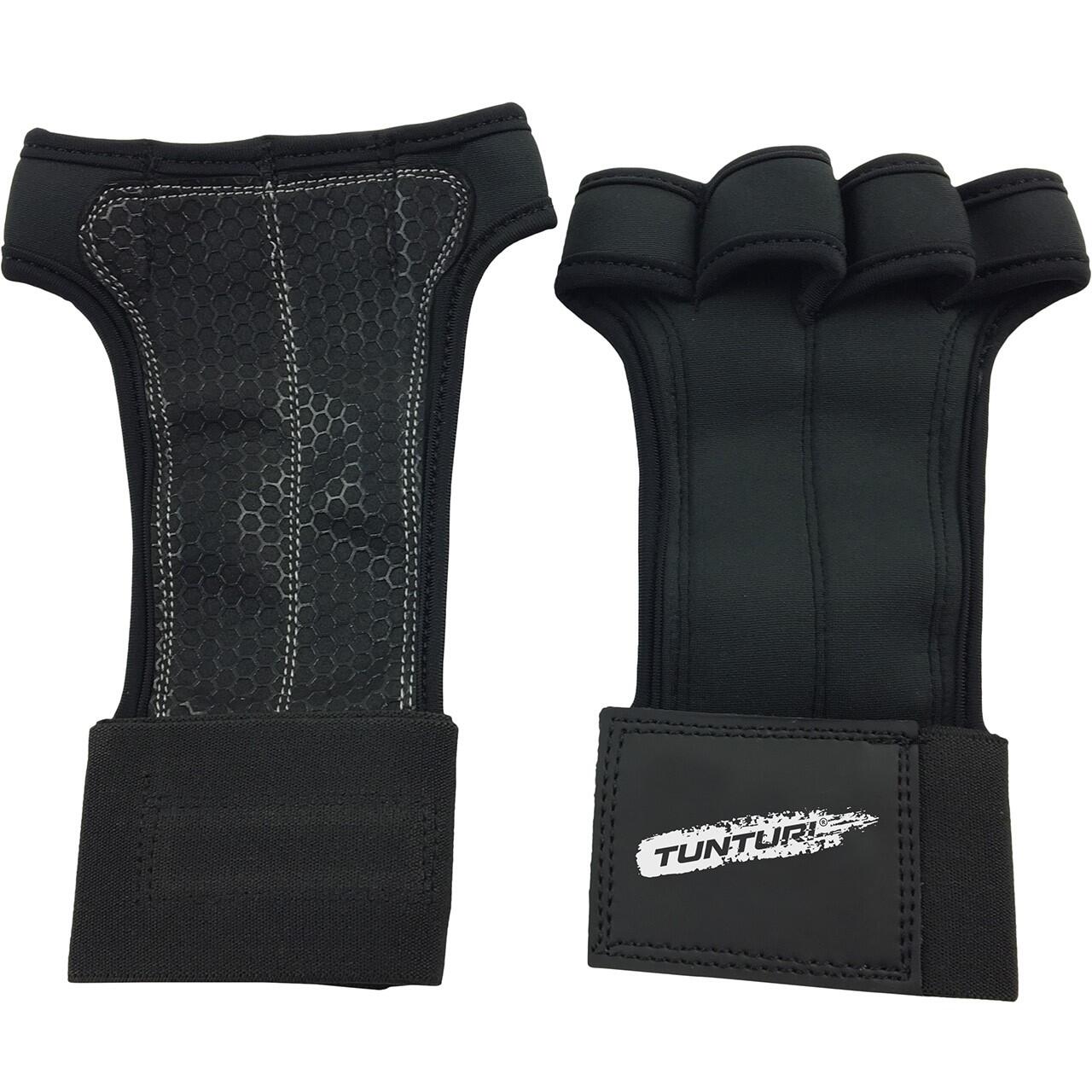 TUNTURI Silicone grips voor gebruik als Functional Training grips of fitnesshandschoen