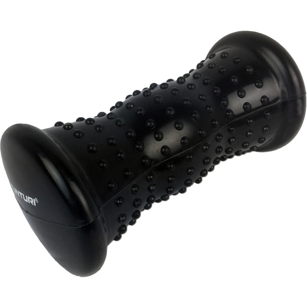 TUNTURI Rodillo de masaje de pies con gel negro