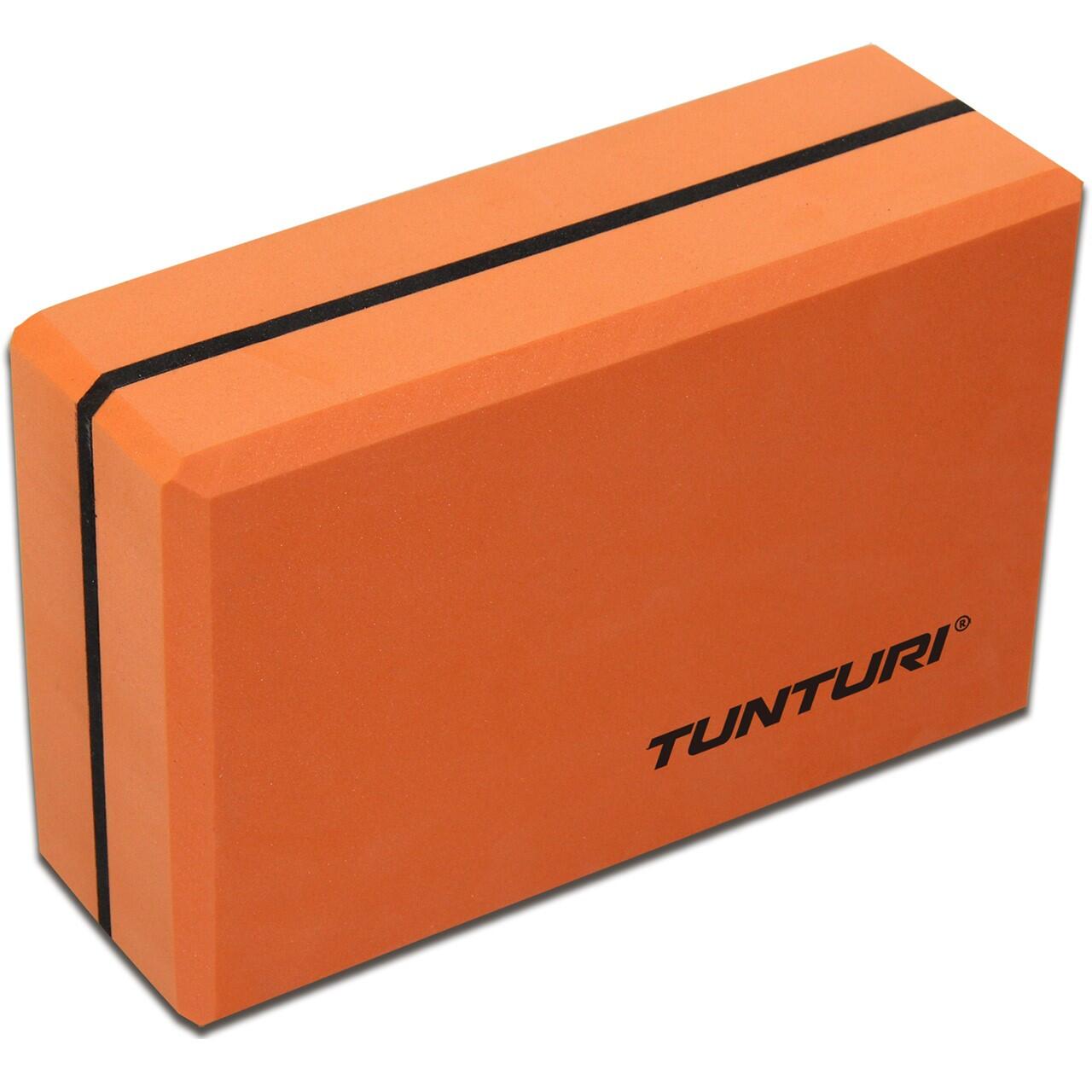 TUNTURI Ladrillo Yoga bicolor naranja / negro