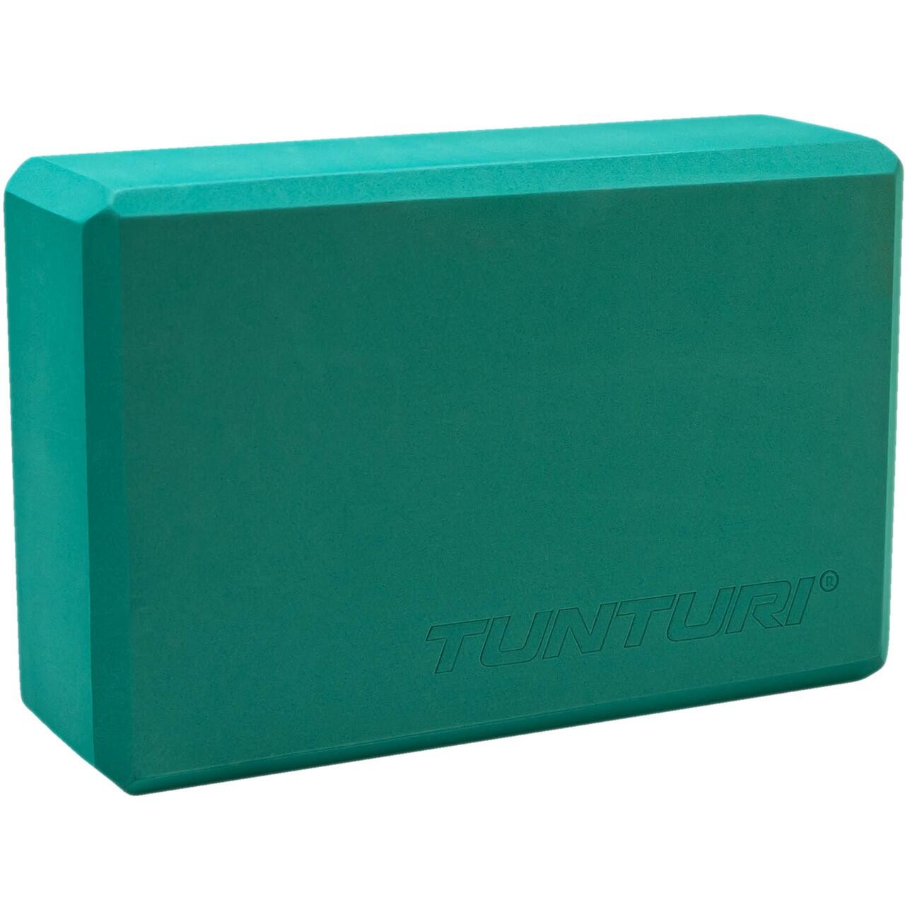 Tunturi - Bloc De Yoga - Turquoise - Brique Yoga - Bleu - Taille Unique - Decathlon