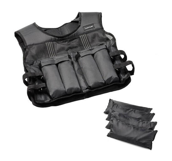 Gewichtsweste für Sport - 1,25-25 kg Gewichte bis zu 10 kg - Unisex Weste