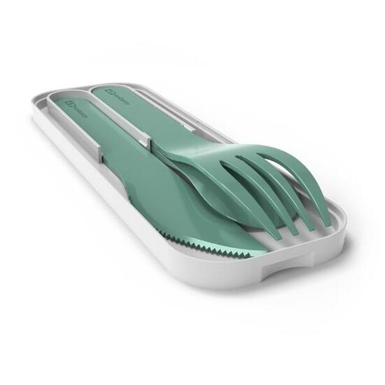 Set 3 posate in bioplastica|Bambini|Scuola picnic |Pocket Color