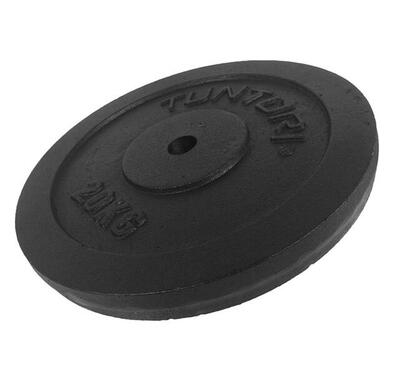 Hantelscheiben Standard 30mm schwartz - 15kg. Format: individuell