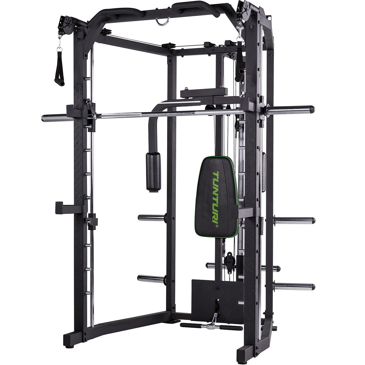 TUNTURI Home Gym - Krachtstation - Smith Machine - Fitnessapparaat - Full Smith - SM80