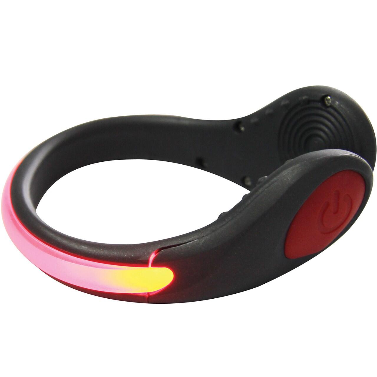 Tunturi - Clip Chaussure Running Éclairage Led - Rouge - Catadioptre - Rouge - No Size - Decathlon