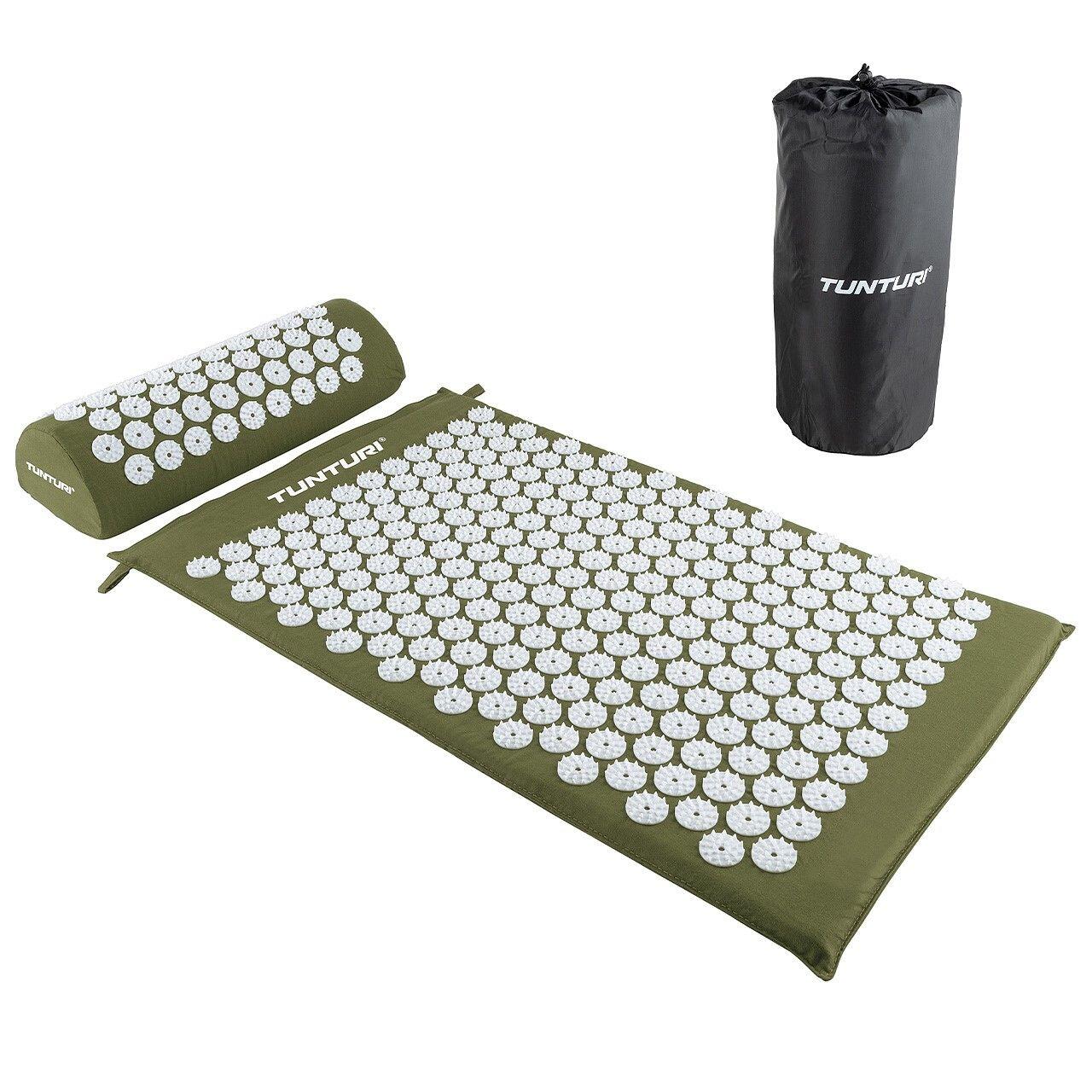 TUNTURI Acupuncture Matte und Kopfkissen - stachelmatte - 2in1 akupressurmatte