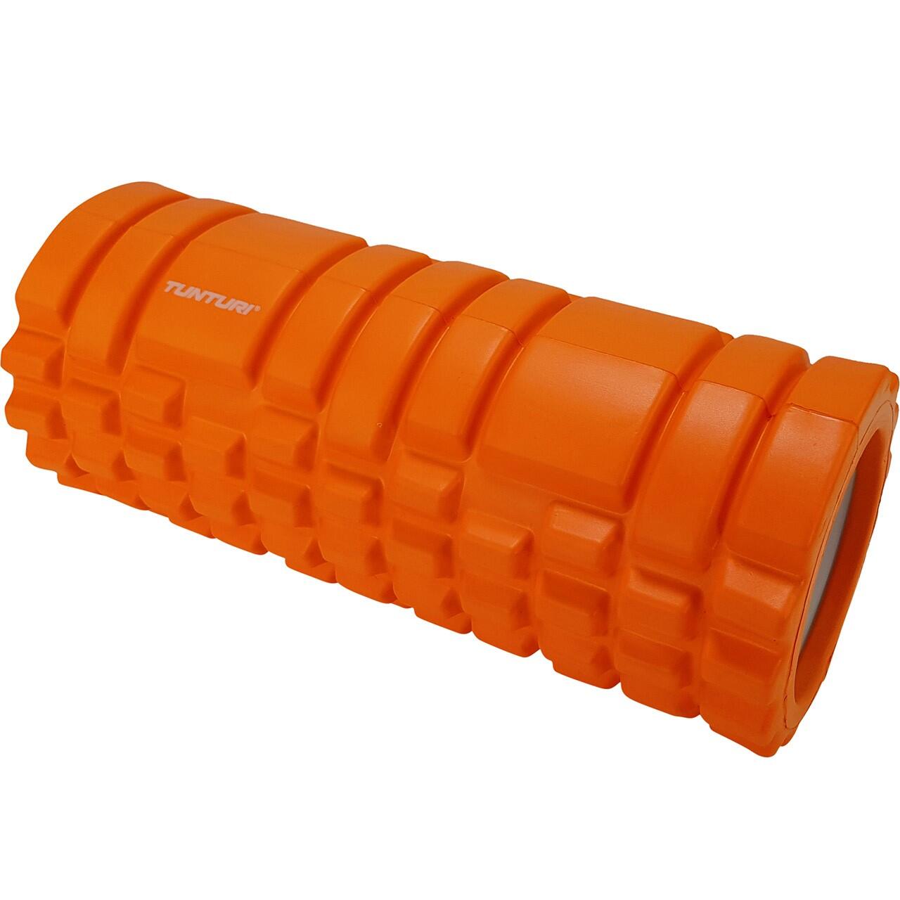 Tunturi - Yoga Grid Foam Roller - 33 Cm De Long En Orange - Appareil De Massage - Orange - 33 Cm - Decathlon