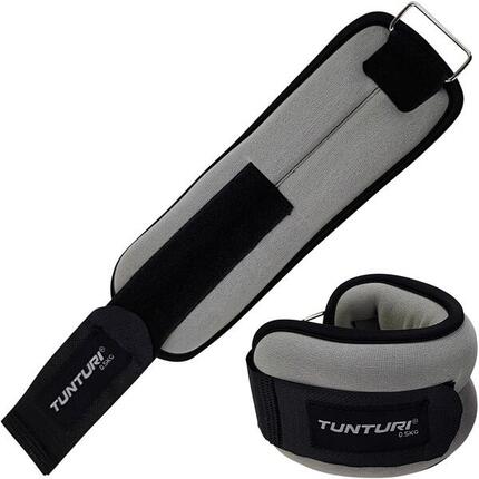 Tunturi 2er Set Gewichtsmanschetten für Handgelenk und Knöchel, mit 0,5 kg