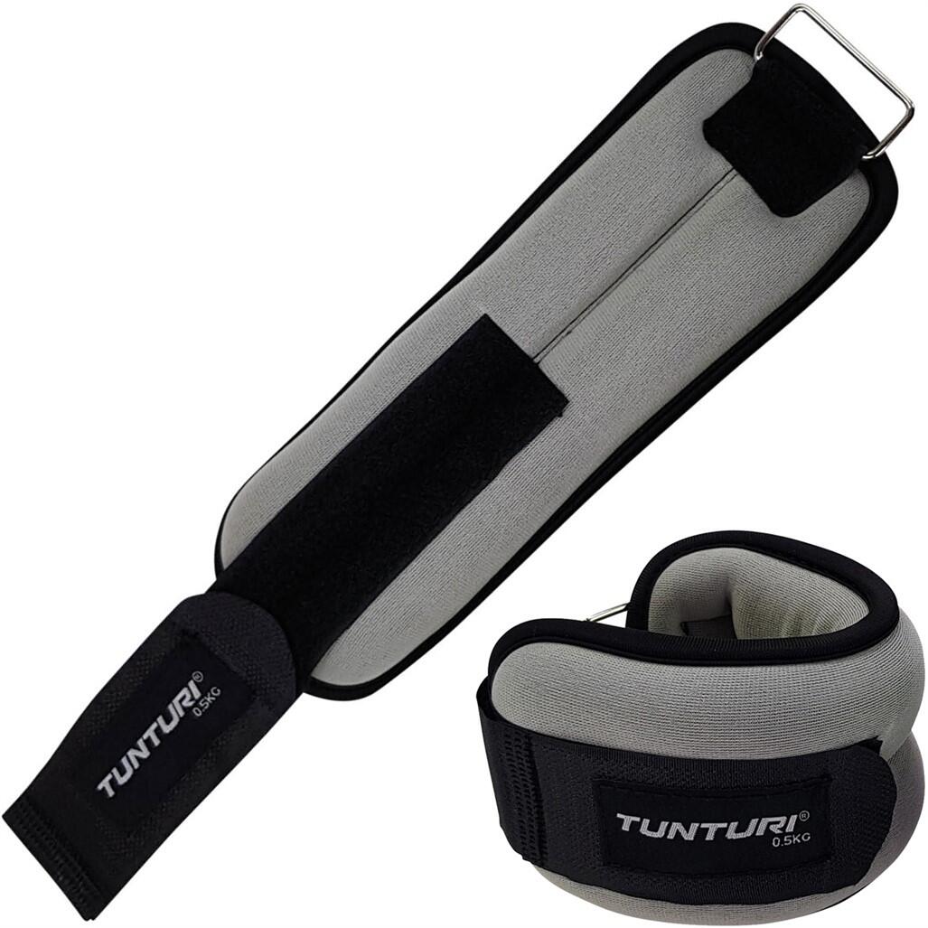 Tunturi - Poids Pour Cheville/poignet 0.5kg, Lot De 2 - Chevillère Lestée - Gris - Taille Unique - Decathlon