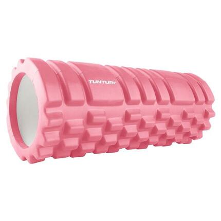 Yoga Grid Foam Roller - 33 cm lang in Rosa - Inkl. kostenlose Fitness-App