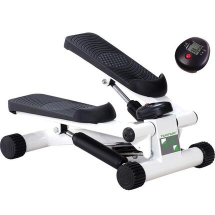Stepper Tunturi avec écran — compact noir/blanc 47×31 cm