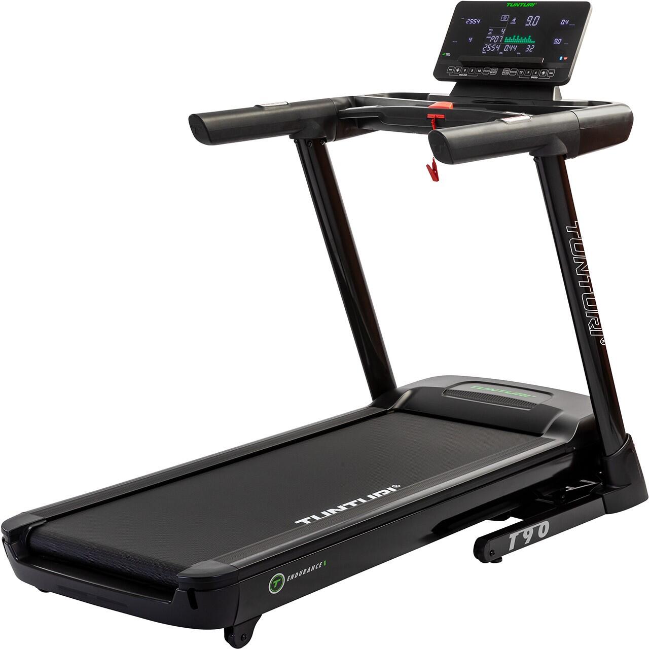 TUNTURI Laufband - Endurance T90 - Mit Bluetooth-Verbindung - Mit LCD Monitor
