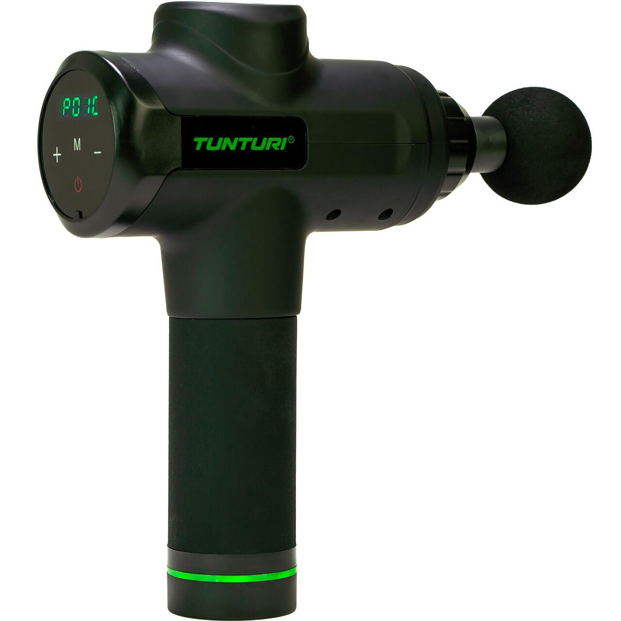 TUNTURI Pistola per massaggi - Accessori e custodia inclusi - Ricaricabile