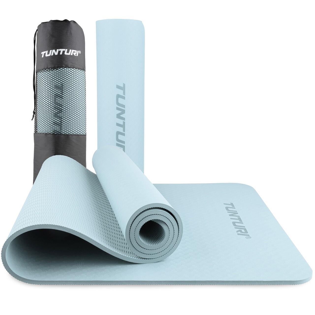 Tunturi - Tapis De Yoga Épais 8mm - Tapis De Gymnastique Antidérapant - Yoga Et Pilates - Tapis De Yoga - 8 Mm - Decathlon